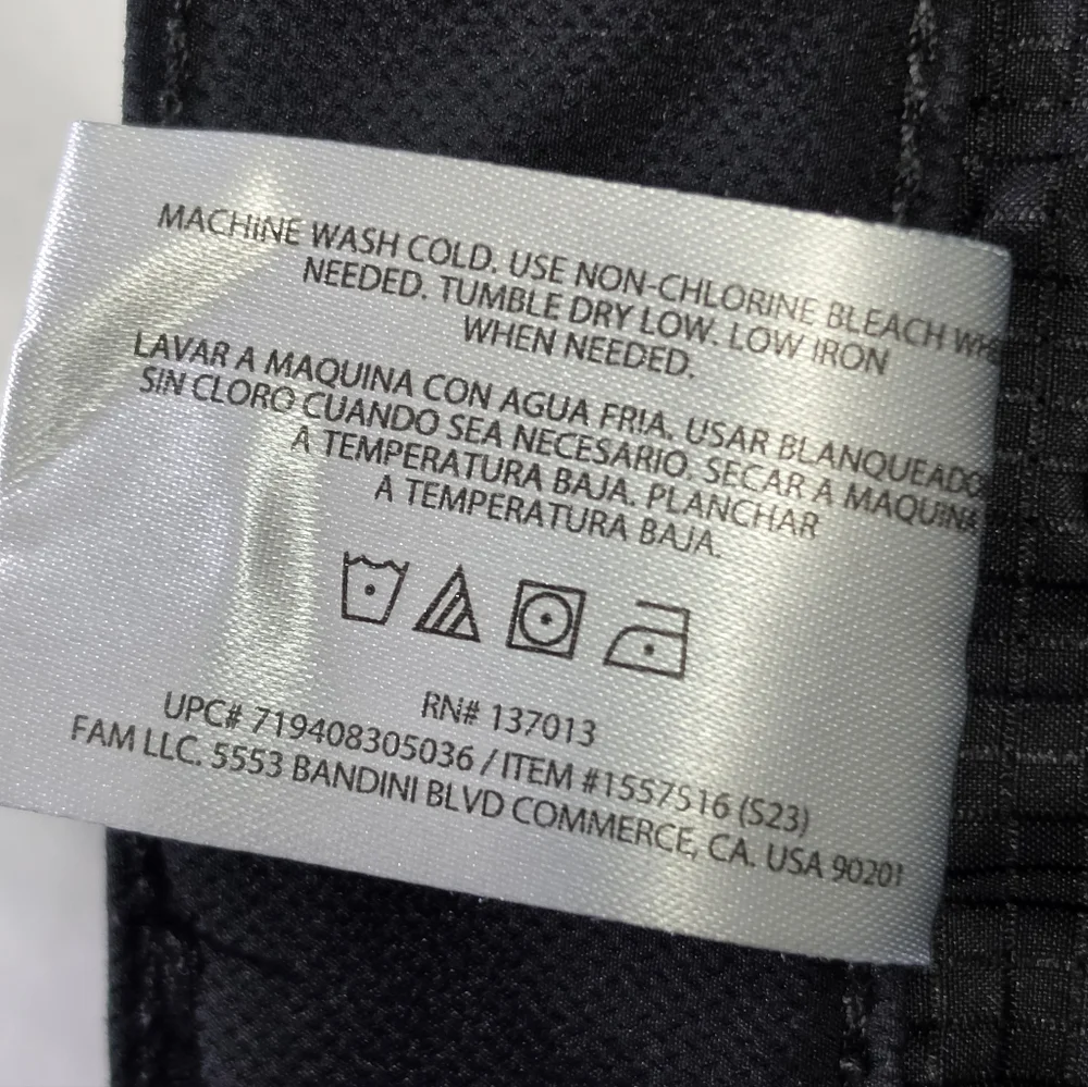 Banana‎ Republic Pants 34 X 30 Mens Black Slim Fit Tech Fabric